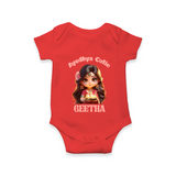 Ayodhya Princess Romper - RED - New Born (Chest 14")