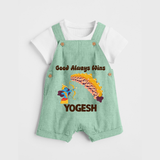 Good Triumph Over Evil Dungaree - MINT GREEN - 0 - 5 Months Old (Chest 18")