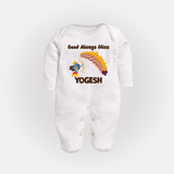Good Triumph Over Evil Full Body Suit - WHITE - New Born (Chest 7.5")