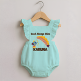 Good Triumph Over Evil Romper frock - MINT GREEN - 0 - 3 Months Old (Chest 19")