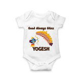 Good Triumph Over Evil Romper - WHITE - New Born (Chest 14")