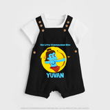 Little Vijayadashami Hero Dungaree - BLACK - 0 - 5 Months Old (Chest 18")