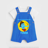 Little Vijayadashami Hero Dungaree - COBALT BLUE - 0 - 5 Months Old (Chest 18")
