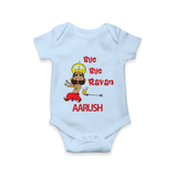 Bye Bye Ravan Romper - BABY BLUE - New Born (Chest 14")