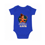 My First Dussehra Kavin Ram Archer Romper - COBALT BLUE - New Born (Chest 14")