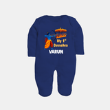 My First Dussehra Varun Ram Victory Fullbody suit - NAVY BLUE - New Born (Chest 7.5")
