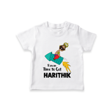 Ravan Time To Go Dussehra T shirt - WHITE - 0-5 Months Old (Chest 17")