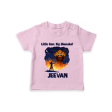 Little Ram Big Dhamaka Dussehra T shirt - BABY PINK - 0-5 Months Old (Chest 17")