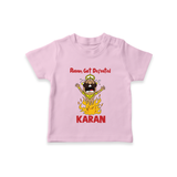 Ravan Defeat Celebration Dussehra T shirt - BABY PINK - 0-5 Months Old (Chest 17")