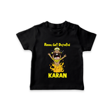 Ravan Defeat Celebration Dussehra T shirt - BLACK - 0-5 Months Old (Chest 17")