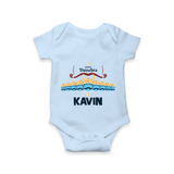 Dussehra Victory Celebration Romper - BABY BLUE - New Born (Chest 14")