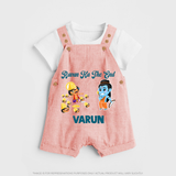 Ravan Ka The End Dussehra Dungaree - PEACH - 0 - 5 Months Old (Chest 18")