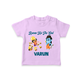 Ravan Ka The End Dussehra T shirt - LILAC - 0-5 Months Old (Chest 17")