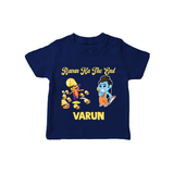 Ravan Ka The End Dussehra T shirt - NAVY BLUE - 0-5 Months Old (Chest 17")