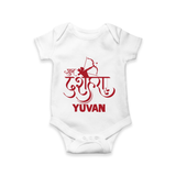 Ram Arrow Victory Dussehra Romper - WHITE - New Born (Chest 14")