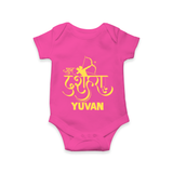 Ram Arrow Victory Dussehra Romper - HOT PINK - New Born (Chest 14")