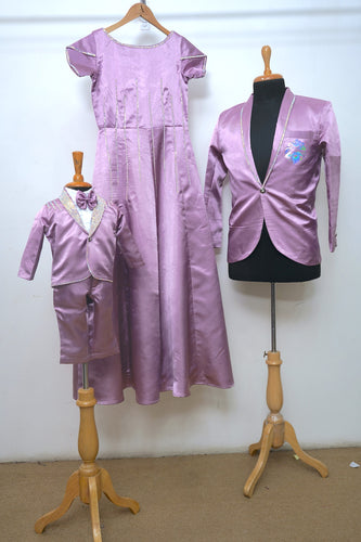 Onion Pink Raw SIlk Family Combo