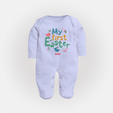 My First Easter – Baby Fullbody suit - BABY BLUE - New Born (Chest 7.5")