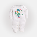 My First Easter – Baby Fullbody suit - WHITE - New Born (Chest 7.5")