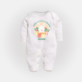Basket of Love & Surprises – Easter Fullbody suit - WHITE - New Born (Chest 7.5")