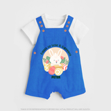 Basket of Love & Surprises – Easter Dungaree - COBALT BLUE - 0 - 5 Months Old (Chest 18")