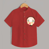 Basket of Love & Surprises – Easter Shirt - RED - 0 - 6 Months Old (Chest 23")