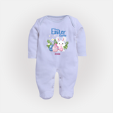 Hoppy Easter Cutie – Fullbody suit - BABY BLUE - New Born (Chest 7.5")