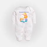 Hunting for Easter Joy – Fullbody suit - WHITE - New Born (Chest 7.5")