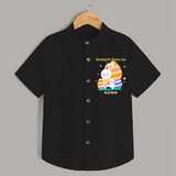 Hunting for Easter Joy – Shirt - BLACK - 0 - 6 Months Old (Chest 23")