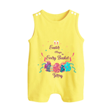 Easter Magic in Every Basket – Romper Suit - PASTEL YELLOW - New Born (Chest 18")