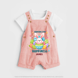 Hunting for Happiness – Easter Dungaree - PEACH - 0 - 5 Months Old (Chest 18")