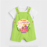 No Bunny Loves You Like I Do – Dungaree - GREEN - 0 - 5 Months Old (Chest 18")