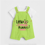 Little Miss – Easter Dungaree - GREEN - 0 - 5 Months Old (Chest 18")
