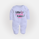 Little Miss – Easter Fullbody suit - BABY BLUE - New Born (Chest 7.5")