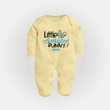 Little Mister – Easter Fullbody suit - PASTEL YELLOW - New Born (Chest 7.5")