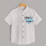 Little Mister – Easter Shirt - WHITE - 0 - 6 Months Old (Chest 23")