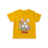 My First Easter Personalized T-Shirt – Easter Outfit - CHROME YELLOW - 0-5 Months Old (Chest 17")