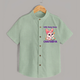 Little Bunny Queen Personalized Shirt – Adorable Easter Outfit - MINT GREEN - 0 - 6 Months Old (Chest 23")