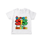 Super Sis T-shirt | Custom Family T-shirt for the Super Sister - WHITE - 0-5 Months Old (Chest 17")