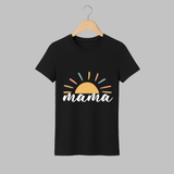 Mama Adult T-Shirt | Personalized Adult T-Shirt for the Loving Mama - BLACK - S (Chest 19")