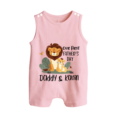 Dad and Baby Romper Suit/Sleeveless Romper | Celebrate Our First Father's Day in Style