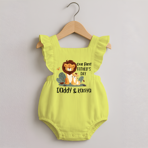 Dad and Baby Romper Frock | Celebrate Our First Father's Day in Style