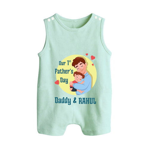 Newborn Romper Suit/Sleeveless Romper | Celebrate Our First Father's Day with Love