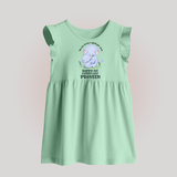 Baby Baby Frock for First Father's Day | Cute Gift Breathable Cotton Fabric - MINT GREEN - 0 - 3 Months Old (Chest 17")