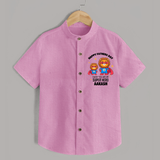 Best Dad Ever Shirt | Baby Outfit for Happy First Father's Day Gift - BABY PINK - 0 - 6 Months Old (Chest 23")