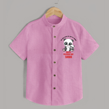 Super Dad Shirt | Baby's First Gift to Daddy Comfy and Cute - BABY PINK - 0 - 6 Months Old (Chest 23")