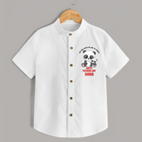 Super Dad Shirt | Baby's First Gift to Daddy Comfy and Cute - WHITE - 0 - 6 Months Old (Chest 23")