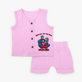 Custom Baby Jabla Daddy’s Little Princess Print - BABY PINK - 0 - 3 Months Old (Chest 9.8")
