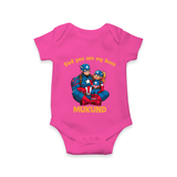 Custom Baby Romper – Daddy’s Little Princess Print Onesie - HOT PINK - New Born (Chest 14")
