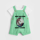 Personalized Baby dungaree Daddy’s Little Princess Arctic - GREEN - 0 - 5 Months Old (Chest 18")